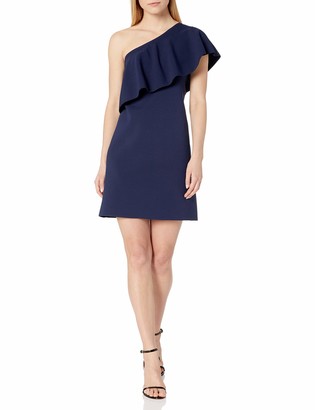 milly textured flounce dress