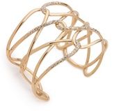 Thumbnail for your product : Alexis Bittar Barbed Scattered Pave Cuff Bracelet