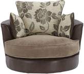 Thumbnail for your product : Very amsin Fabric and Faux Leather Snuggle Swivel Chair