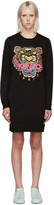 Kenzo - Robe pull noire Tiger 