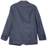 Thumbnail for your product : Brooks Brothers Check Print Wool Blend Notch Collar Double Button Jacket