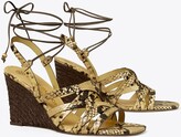 Thumbnail for your product : Tory Burch Basket-Weave Espadrille Wedge | PALE DESERT ROCCIA | 10