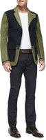 Thumbnail for your product : Valentino Bicolor Reversible Jacket, Cotton Jersey Tee & Dark Clean-Washed Denim Jeans