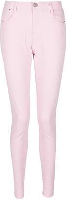 Dorothy Perkins Womens Pink 'Harper' Low Rise Stretch Skinny Jeans, Pink