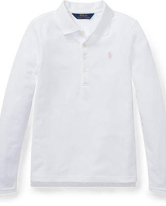 Ralph Lauren Stretch Cotton Mesh Polo Shirt