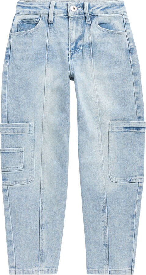 Kids' Barrel Leg Cargo Jeans