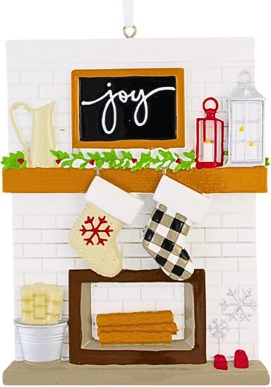 Polarx5.0InchFireplaceMantleFamilyOf2ChristmasTreeOrnament,ChristmasDecorStockingsHearth(1PC)