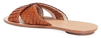 Loeffler Randall Claudie Flat Woven Leather Sandals