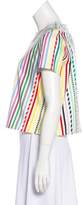 Thumbnail for your product : Mira Mikati Striped Short Sleeve Top