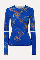 Thumbnail for your product : Preen by Thornton Bregazzi Floral-print Stretch-jersey Top