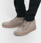 Thumbnail for your product : Giuseppe Zanotti Leather and Suede High-Top Sneakers