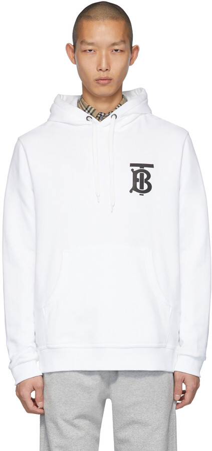 Burberry White Men's Sweatshirts with Cash Back | Shop the world's largest  collection of fashion | ShopStyle