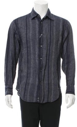 Armani Collezioni Linen Button-Up Shirt w/ Tags