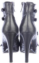 Thumbnail for your product : Tabitha Simmons Leather Ankle Boots
