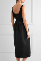 Thumbnail for your product : Emilia Wickstead Giovana Embroidered Cotton-blend Organza Dress - Black