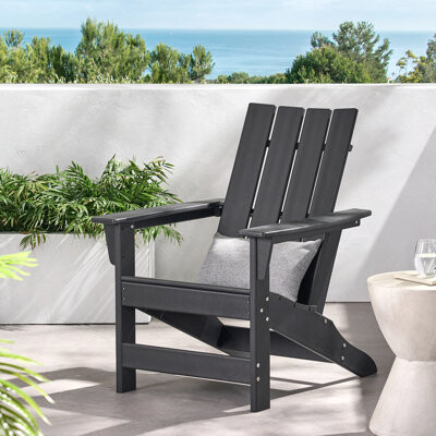 Encino Outdoor Floding Adirondack Chair For Garden Ralaxation