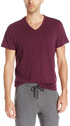 Vince Men's Short Sleeve Slub Relaxed V-Neck T-Shirt