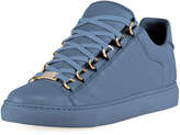 Thumbnail for your product : Balenciaga Crinkled Leather Lace-Up Sneakers