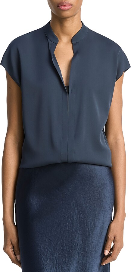 Vince Cap Sleeve Blouse