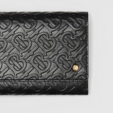 Thumbnail for your product : Burberry Monogram Leather Wallet with Detachable Strap