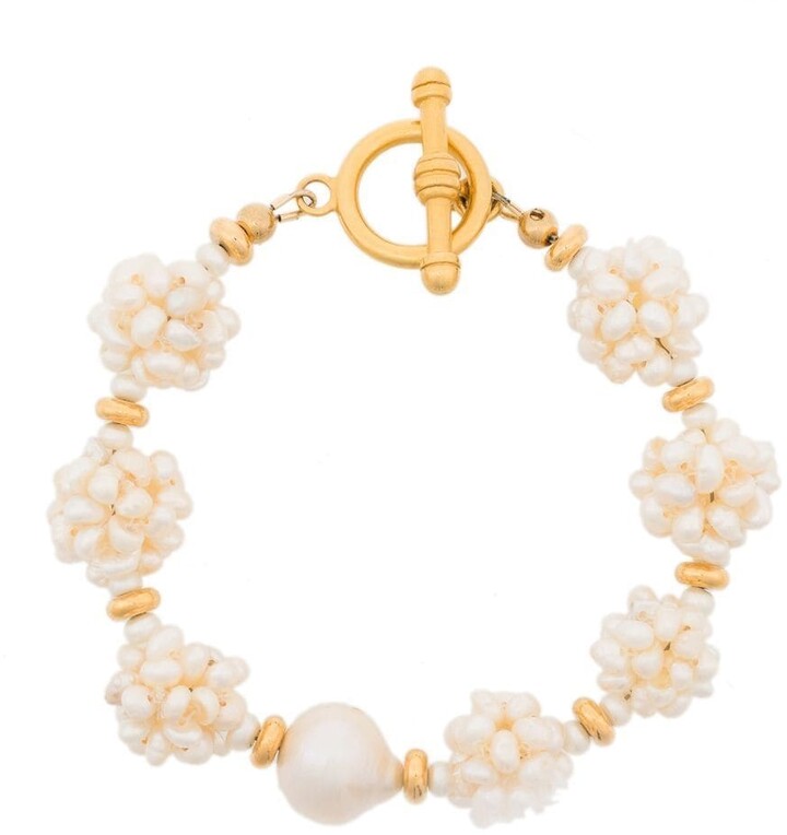 Brinker & Eliza Twist 24K Gold-Plated Chain Bracelet - ShopStyle