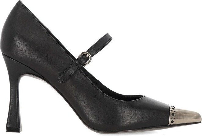 Bruno Premi Studded Cap-Toe Heeled Pumps