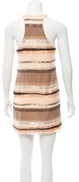 Thumbnail for your product : Alice + Olivia Embellished Striped Dress