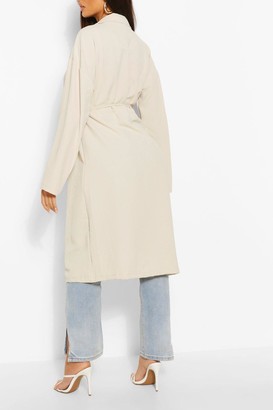 boohoo Relaxed Fit Double Breasted Jacket