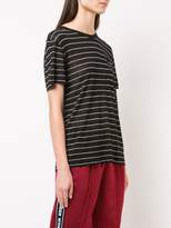 Thumbnail for your product : Alexander Wang T By striped crewneck T-shirt