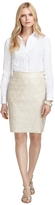 Thumbnail for your product : Brooks Brothers Metallic Lace Pencil Skirt