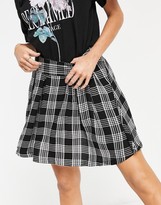 Thumbnail for your product : Wednesday's Girl mini pleated skirt in vintage check