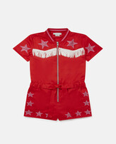 Thumbnail for your product : Stella McCartney Star Fringed All-In-One, Woman, Red