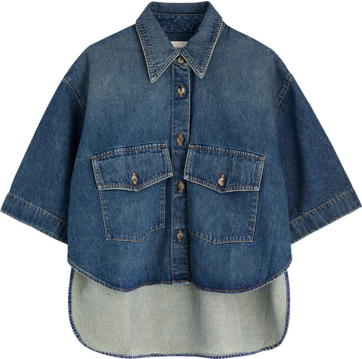 KHAITE Masha Denim Shirt