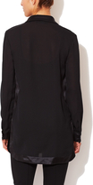 Thumbnail for your product : Magaschoni Silk Gorgette Blouse