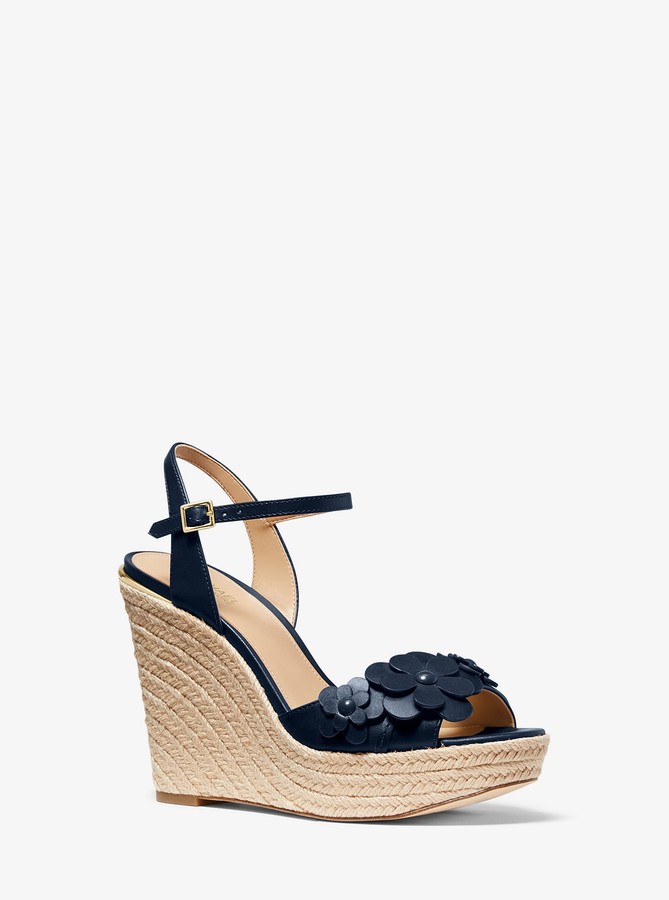 michael kors flora wedge