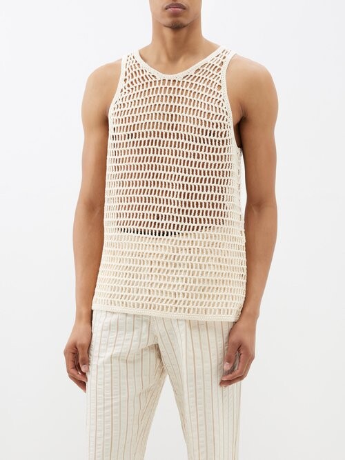 GUCCI Cotton and Modal-Blend Jersey Tank Top for Men