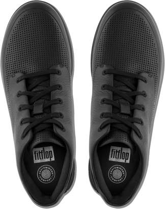 FitFlop SPORTY-POP Men's Perforated Leather High-Top Sneakers