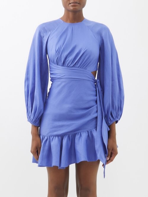 Zimmermann Blue Mini Women's Dresses | Shop the world's largest 