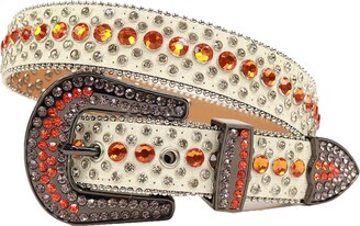 Haitpant Luxury Designer Belts Crystal Belt Diamond Buckle Chic Western  Style Pink Rhinestones Belts For Women