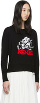 Thumbnail for your product : Kenzo Black Limited Edition Chinese New Year Kung Fu Rat Crewneck Sweater