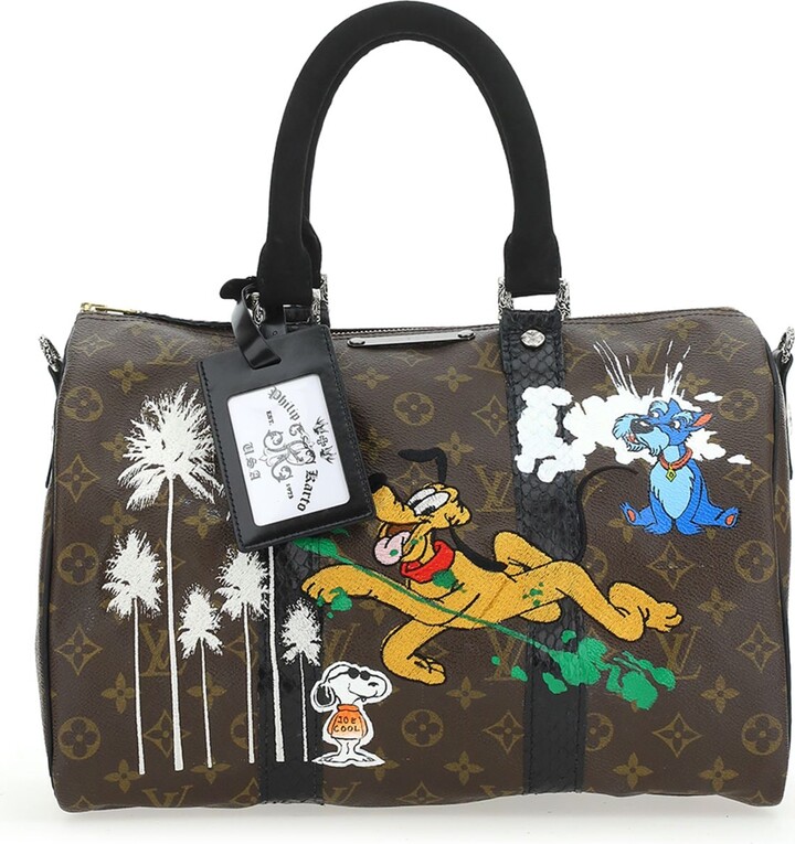 I Hand Painted this! Babs Bunny Louis Vuitton Bag!  Hand painted bags  handbags, Handpainted bags, Bags