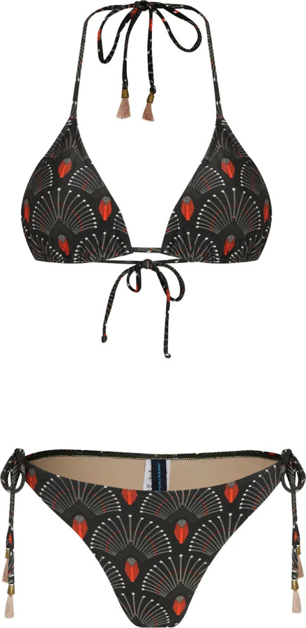 Lygia & Nanny Maya tassel-trimmed bikini