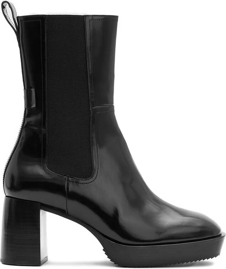 Square Toe Boots Platform ShopStyle