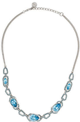 Givenchy Crystal Chain-Link Necklace