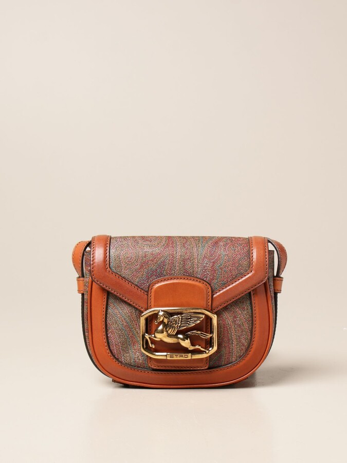 Etro Pegaso crossbody bag in paisley leather ShopStyle