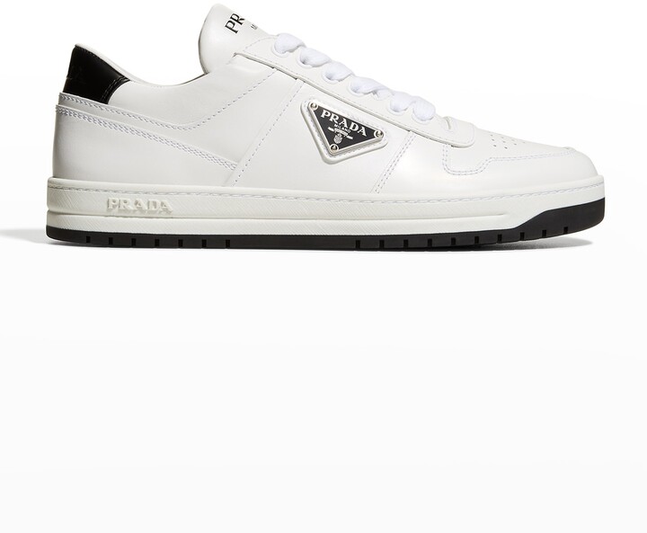 Prada Allacciate 30mm Leather Sneakers - ShopStyle