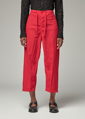 COMME DES GARÇONS GIRL GIRL Women's Red Pockletess Drawstring Pant Size 4 100% Polyester