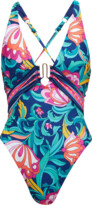 Thumbnail for your product : Trina Turk India Garden Asymmetric One-Piece Swimsuit