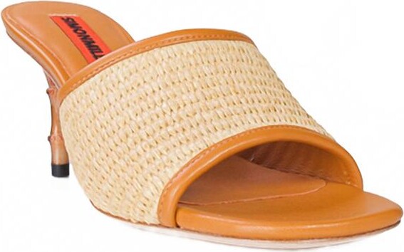 Simon Miller Women's Playa Bamboo Heel In Natural