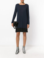Thumbnail for your product : P.A.R.O.S.H. pleated hem sweater dress